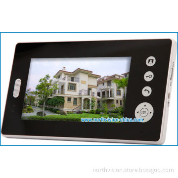 Two Way Talk 2.4G Wireless Video Doorphone with 7 Inch Monitor (W712)
